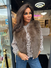 Gilet "Wonderland" Donkerbruin